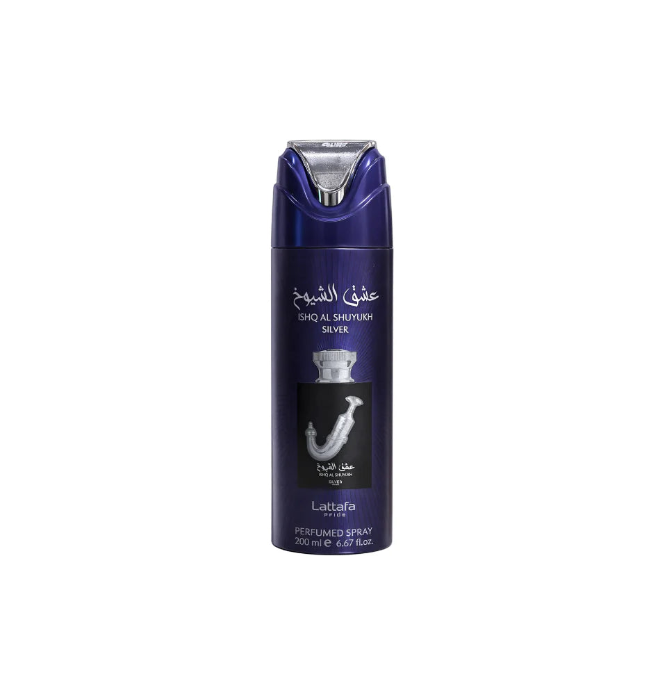 Lattafa Pride Ishq Al Shuyukh Silver Perfumed Spray 200ml For Man