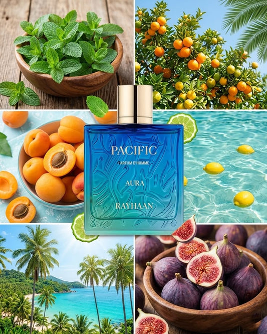 Rayhaan Pacific Aura Eau De Parfum 100ml For Men