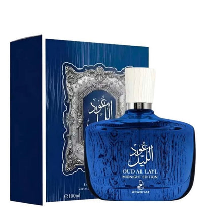 GIFT SET Of ARABIYAT OUD AL LAYL Midnight Edition (100ML EDP + 200ML Deo )for Men & Women