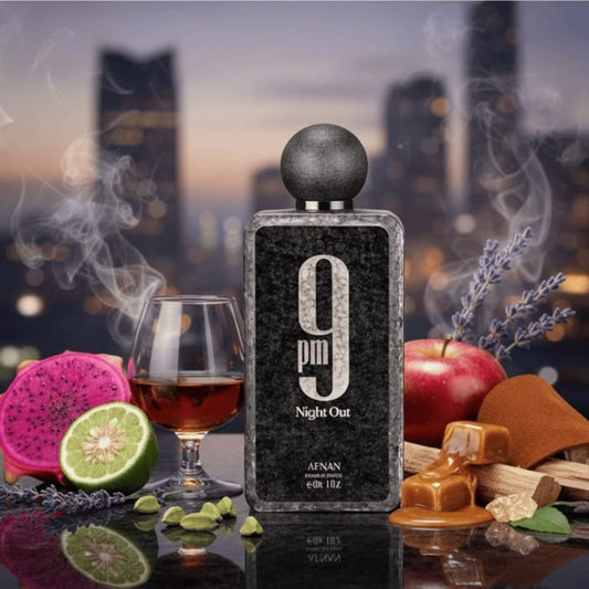 AFNAN 9PM NIGHT OUT EXTRAIT DE PARFUM 100ML FOR MAN & WOMAN