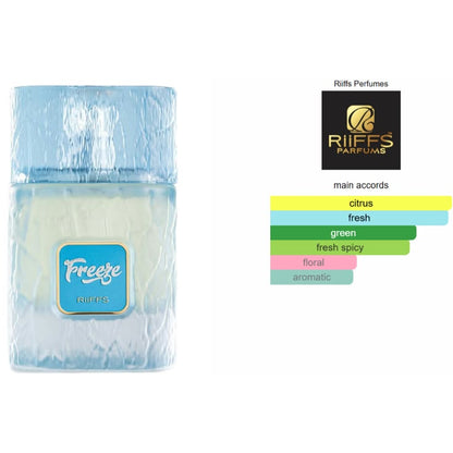 RIIFFS FREEZE EXTRAIT DE PARFUM 100ML FOR MAN & WOMAN