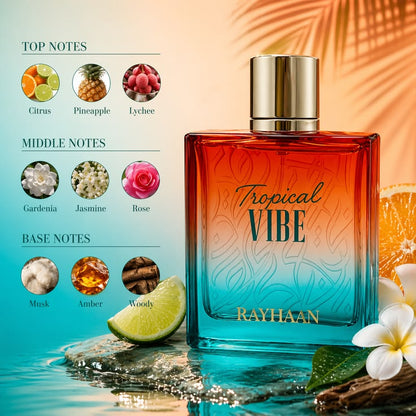 Rayhaan Tropical Vibe Eau De Parfum 100ml For Man & Woman